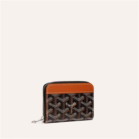 goyard porte-monnaie blue|maison Goyard mini wallet.